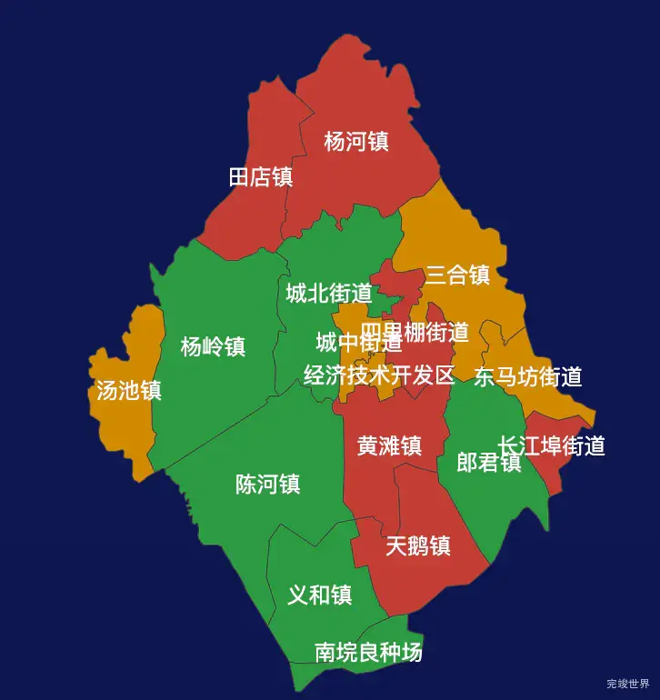 echarts孝感市应城市geoJson地图3d地图效果实例